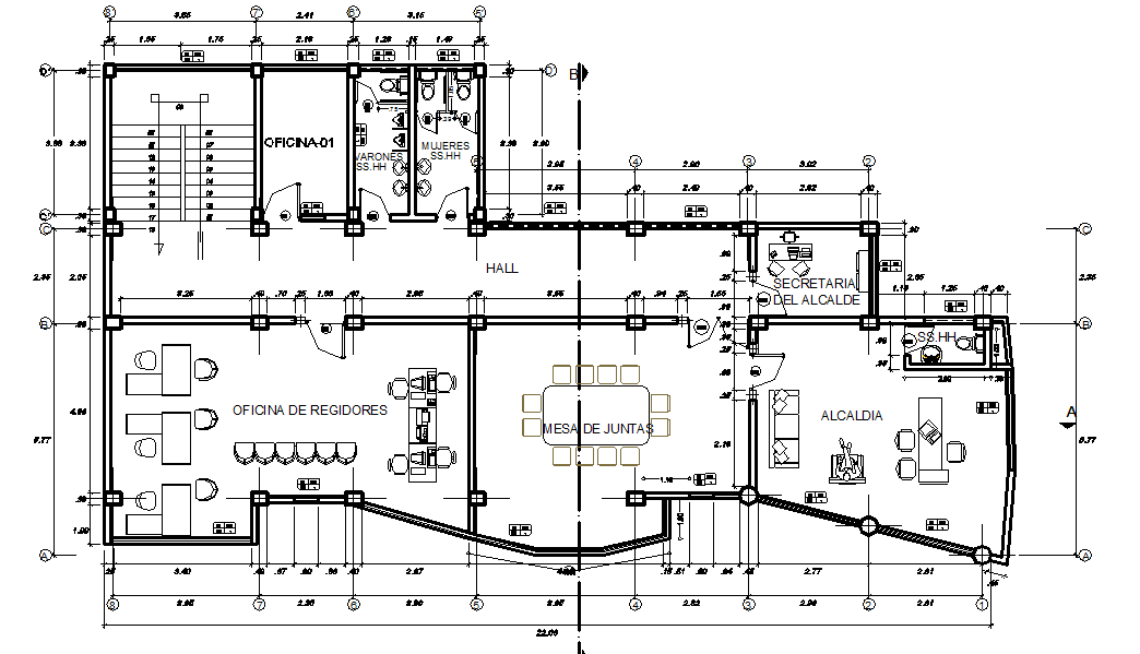 Commercial Layout Plan Detail Dwg File Cadbull 3448