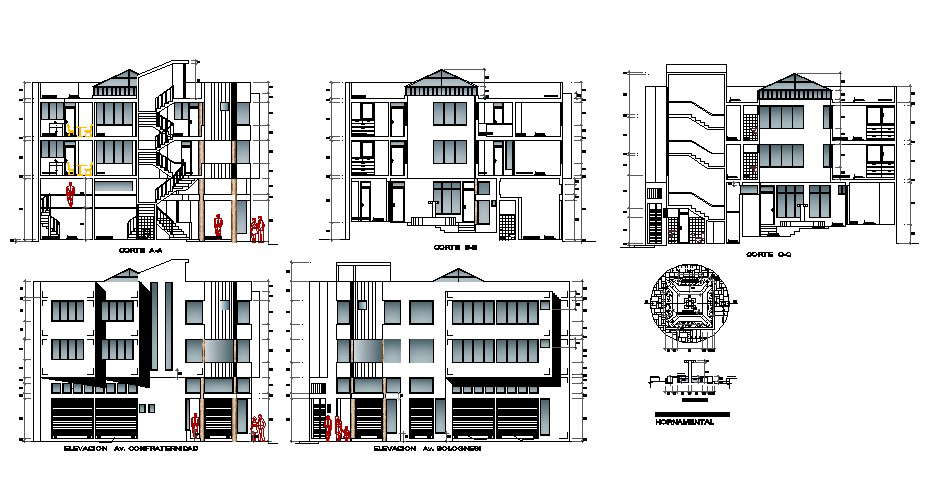 simple commercial building plan