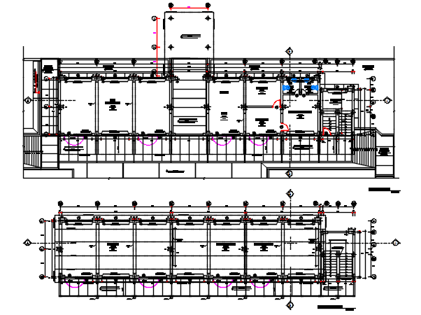 Commercial plan detail dwg file - Cadbull