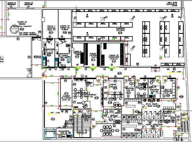 Commercial shopping center architecture layout details dwg file - Cadbull