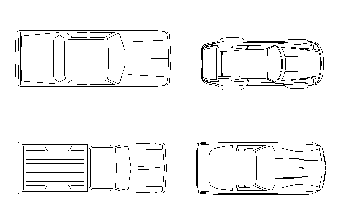 Common car blocks details dwg file - Cadbull