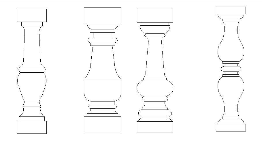Common column elevation blocks cad drawing details dwg file - Cadbull