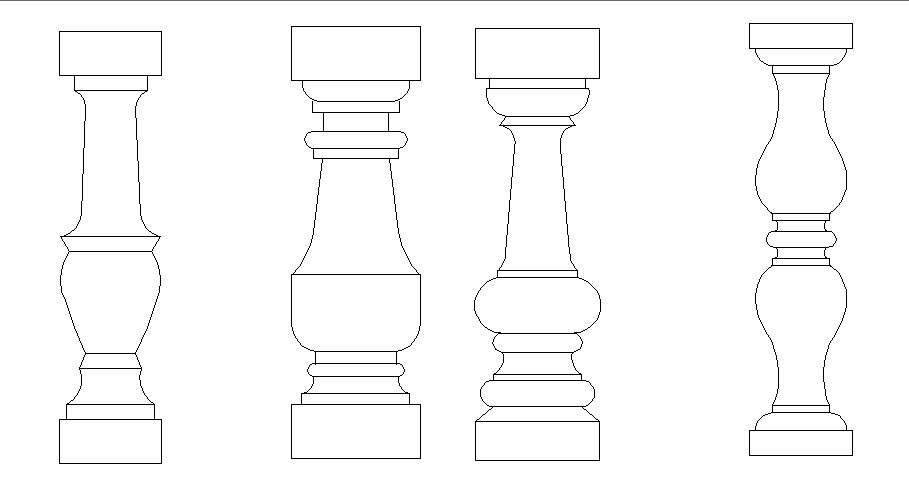 Common column elevation blocks cad drawing details dwg file - Cadbull