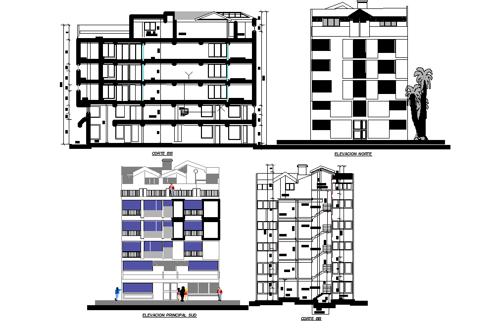 Complex section detail drawing presented in this AutoCAD file. Download ...