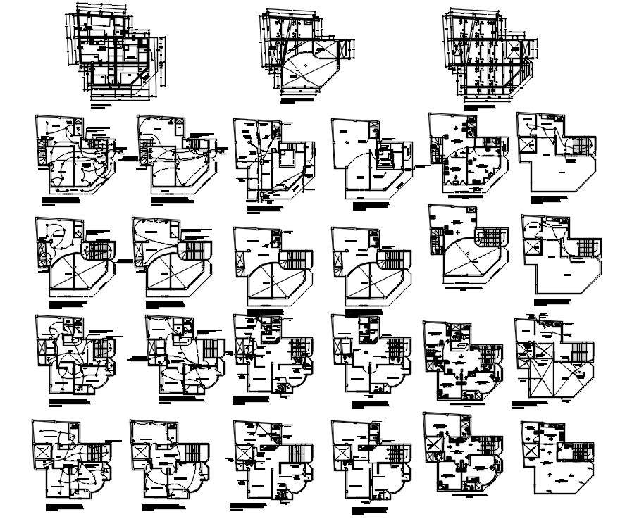 Conceptual Bungalow Floor Plan Drawing Presented In This Autocad File Download The Autocad