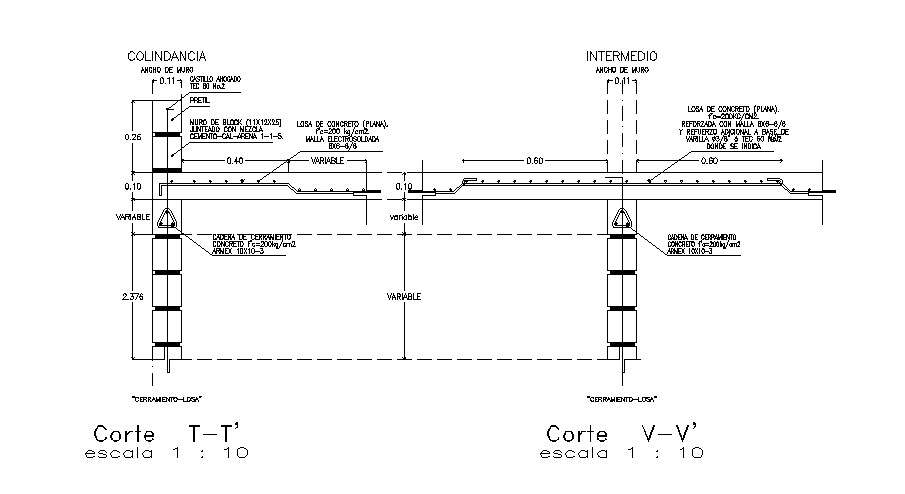 Concrete beam blocks cad structure details dwg file - Cadbull