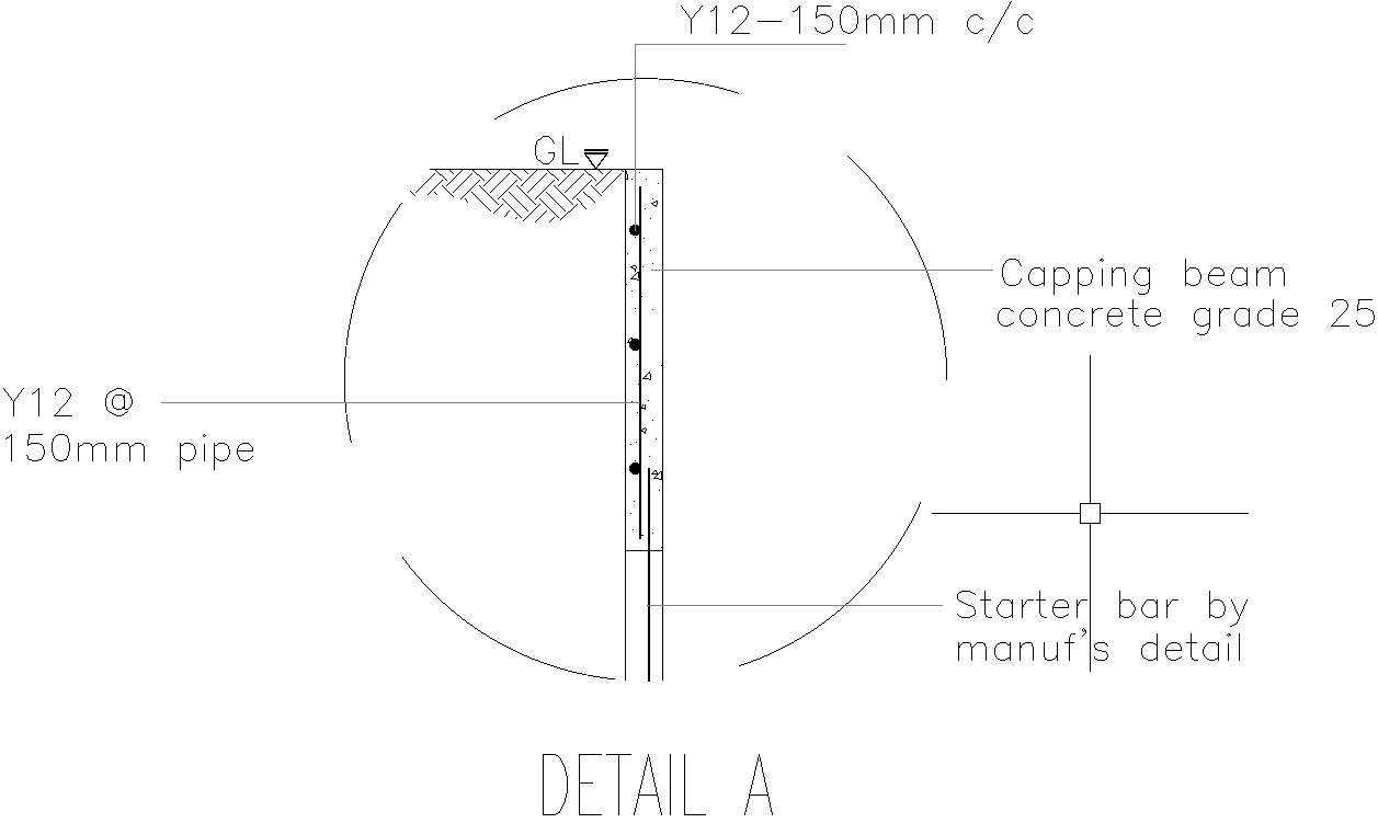 Concrete Pipe Details Cadbull 2875