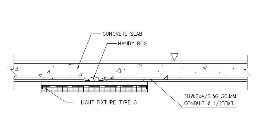 Concrete Slab Typical Section Details Are Given In This Autocad Dwg Drawing Download The