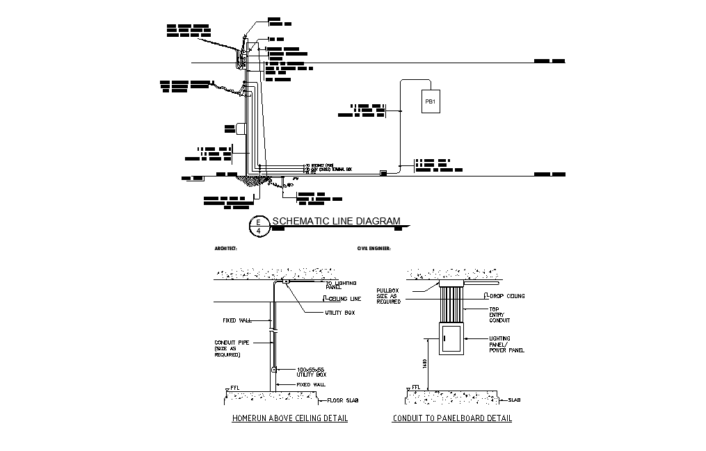 electrical panel drawing