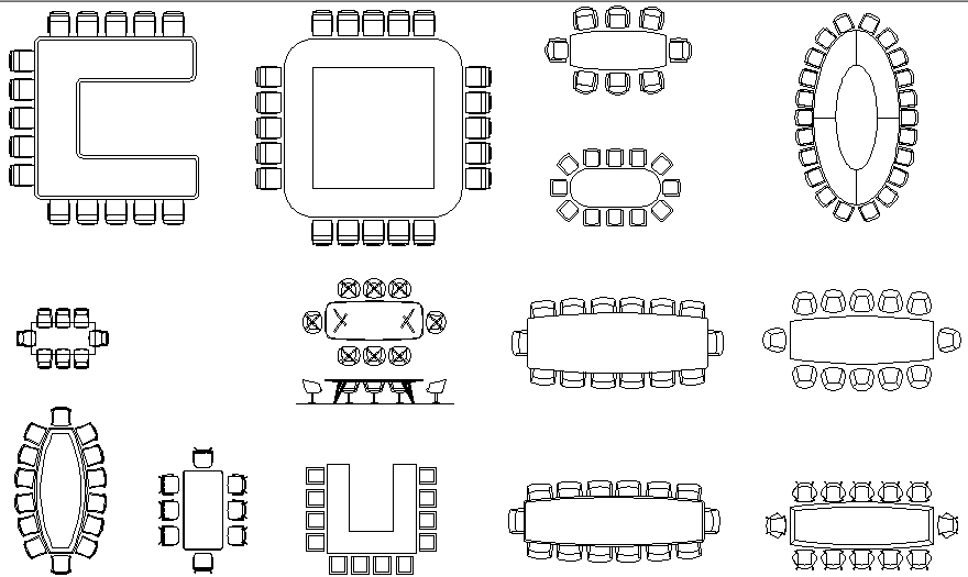 Conference Tables Design In DWG File Cadbull   Conference Tables Detail Dwg File Tue Mar 2018 12 37 23 