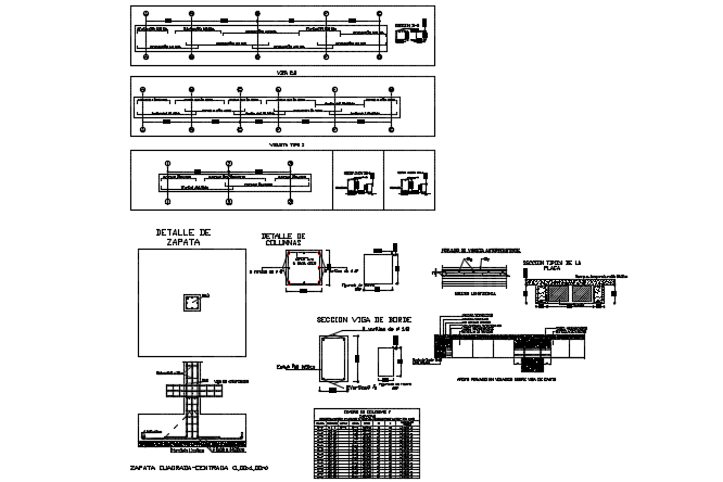 Construction building plan detail dwg file - Cadbull