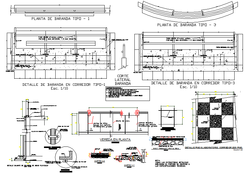 Construction detail dwg file - Cadbull