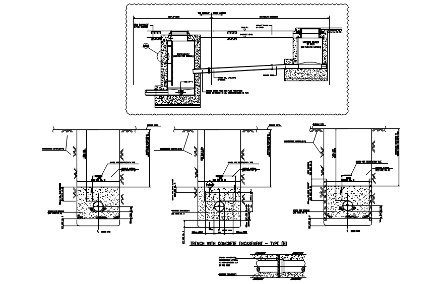 Construction detail in dwg file - Cadbull