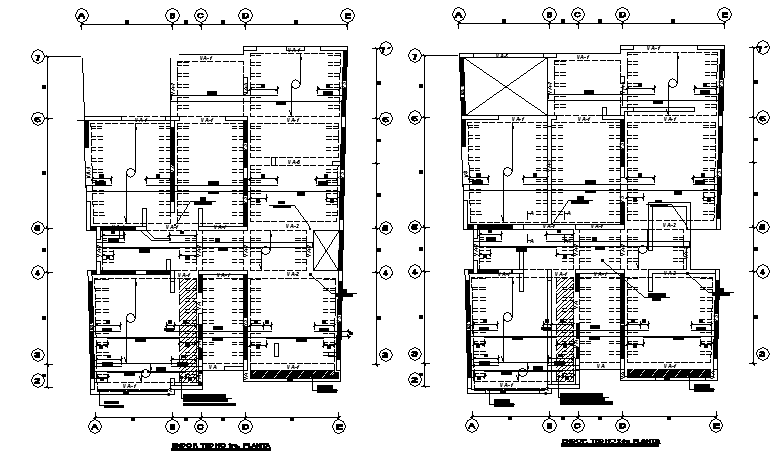 Construction Detail Layout Plan Dwg File - Cadbull