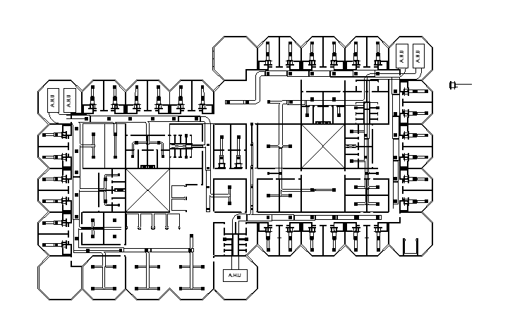 Construction detail layout plan dwg file - Cadbull