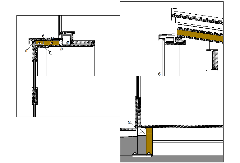 Construction Detail Of Wall With Window Detail Dwg File - Cadbull