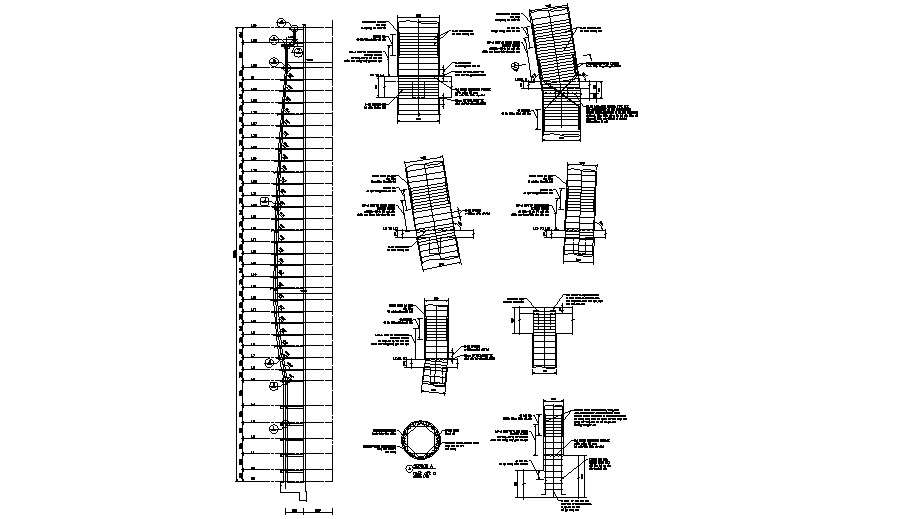 Construction Of Column Details Cad Plan - Cadbull