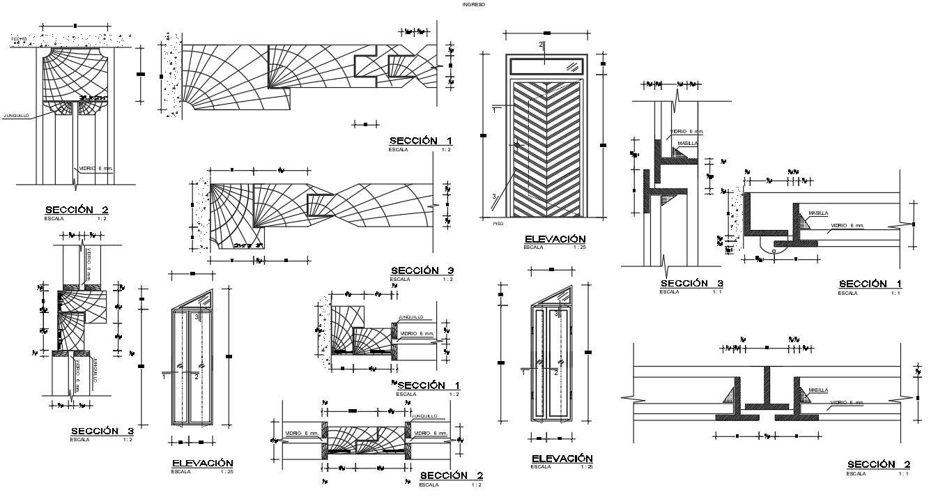 Constructive Details In AutoCAD File - Cadbull