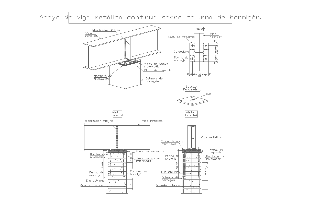 Constructive details dwg files - Cadbull