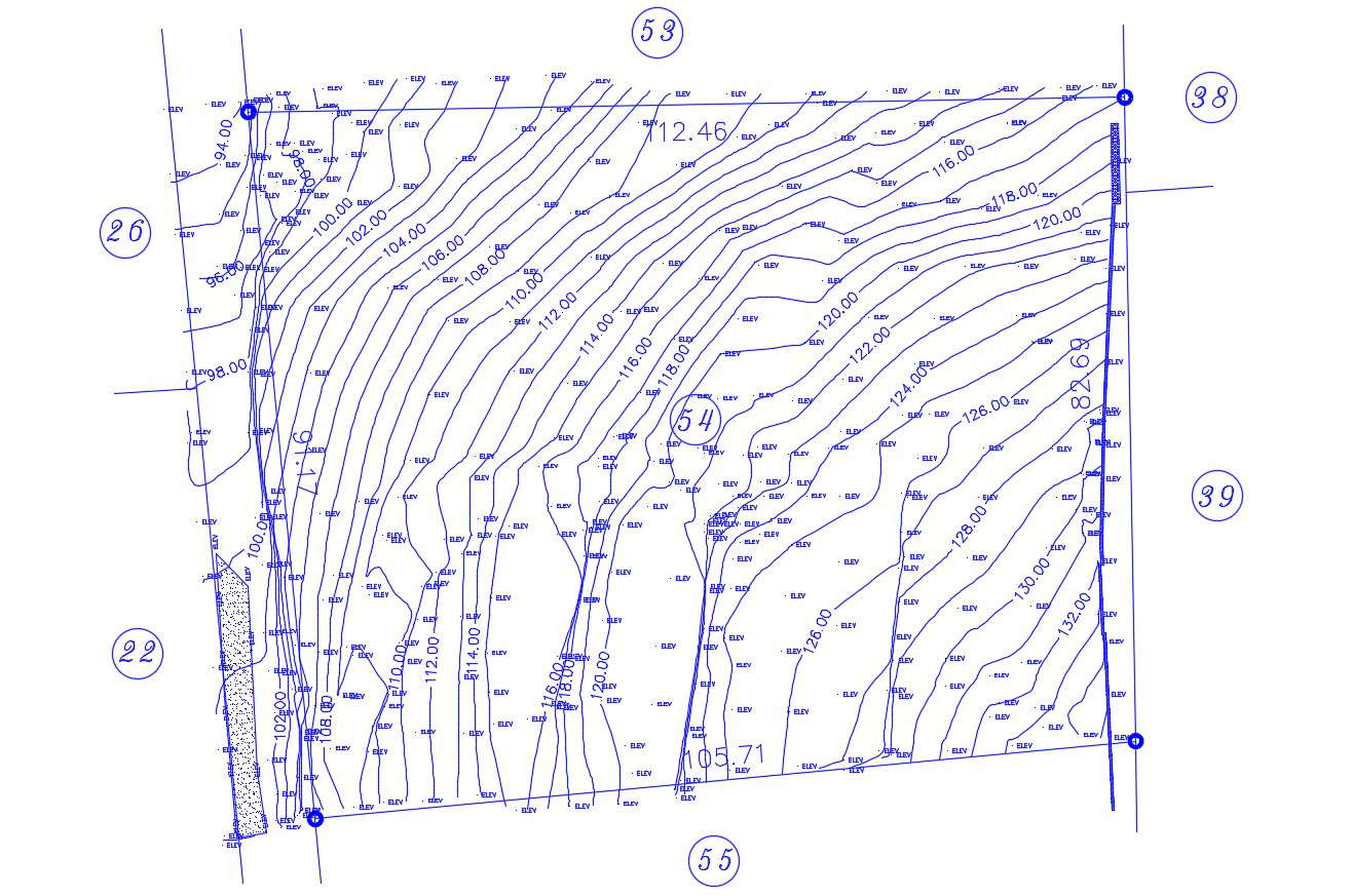 Contour Site Design Architecture Plan Free Download Cadbull