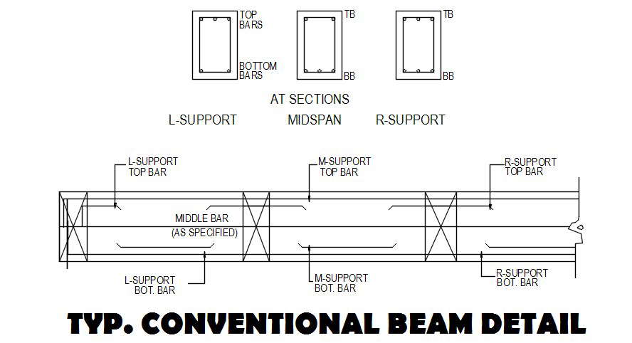 Beam Autocad Drawing 9892