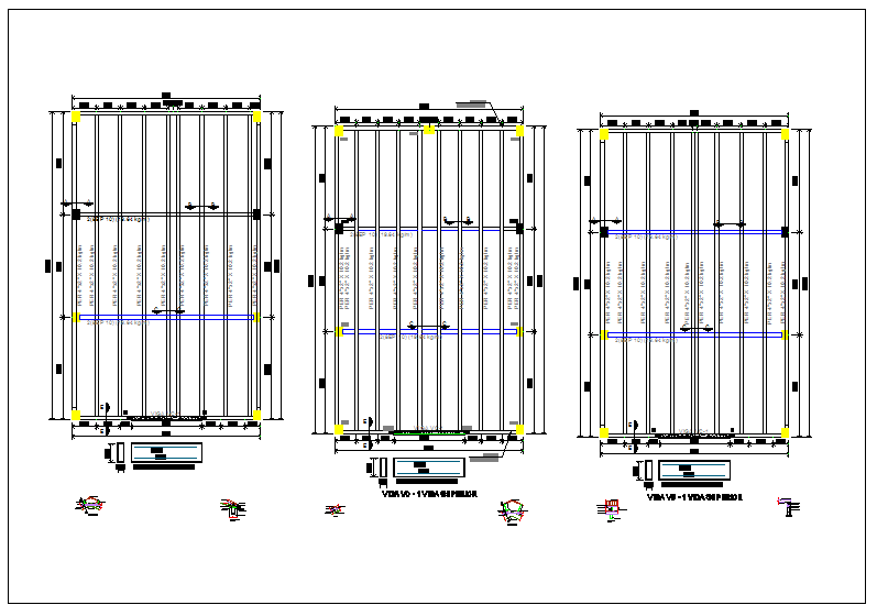 Conveyor Belt Detail View Dwg File Cadbull