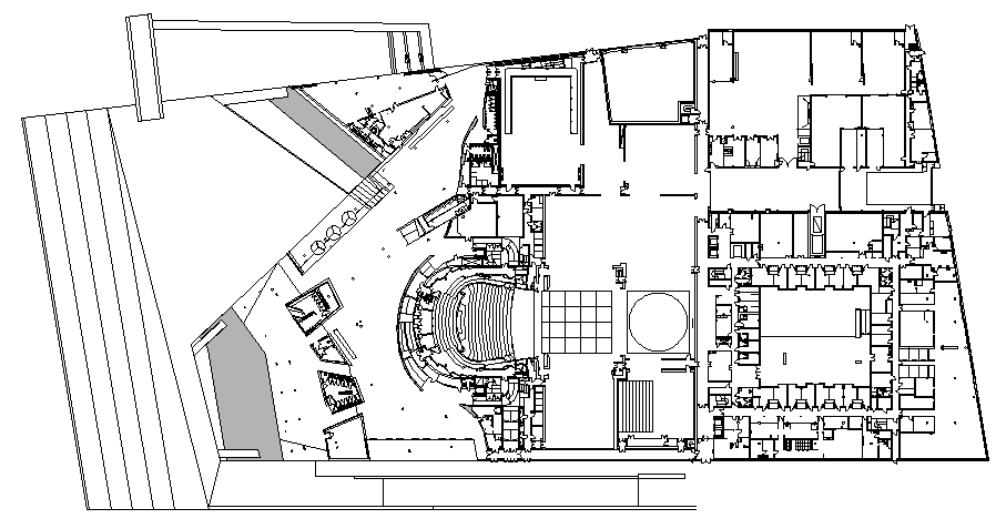 Corporate Office Layout plan dwg file - Cadbull