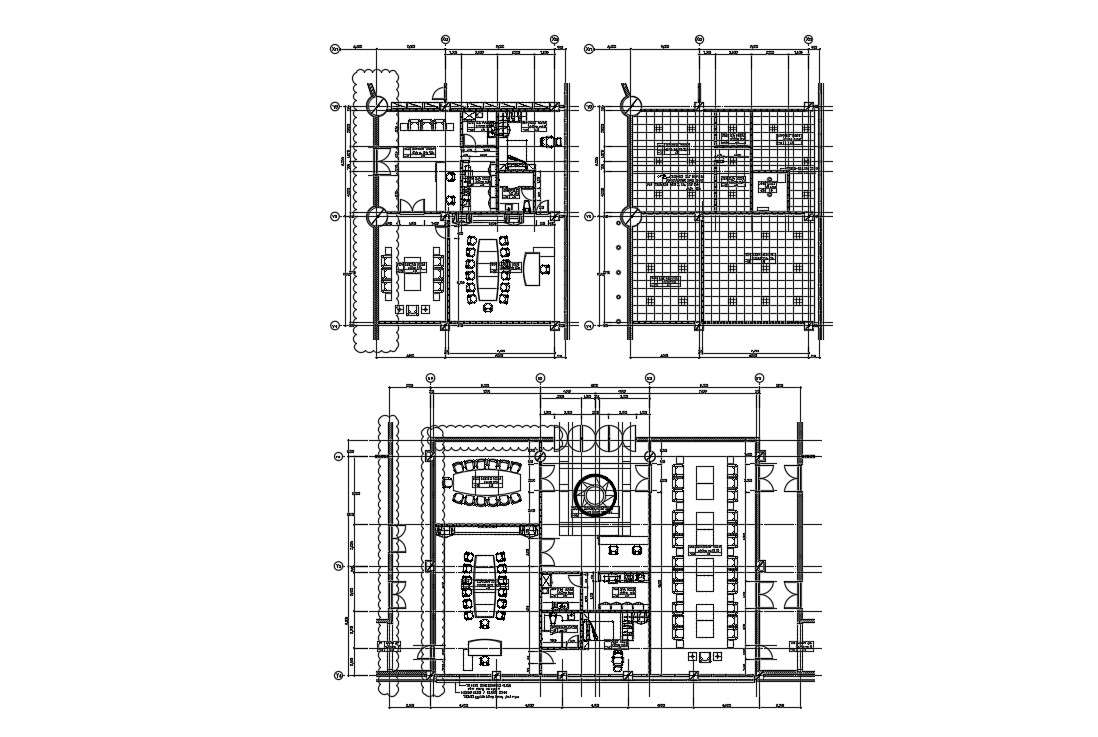 Corporate Office Floor Layout Plan - Cadbull