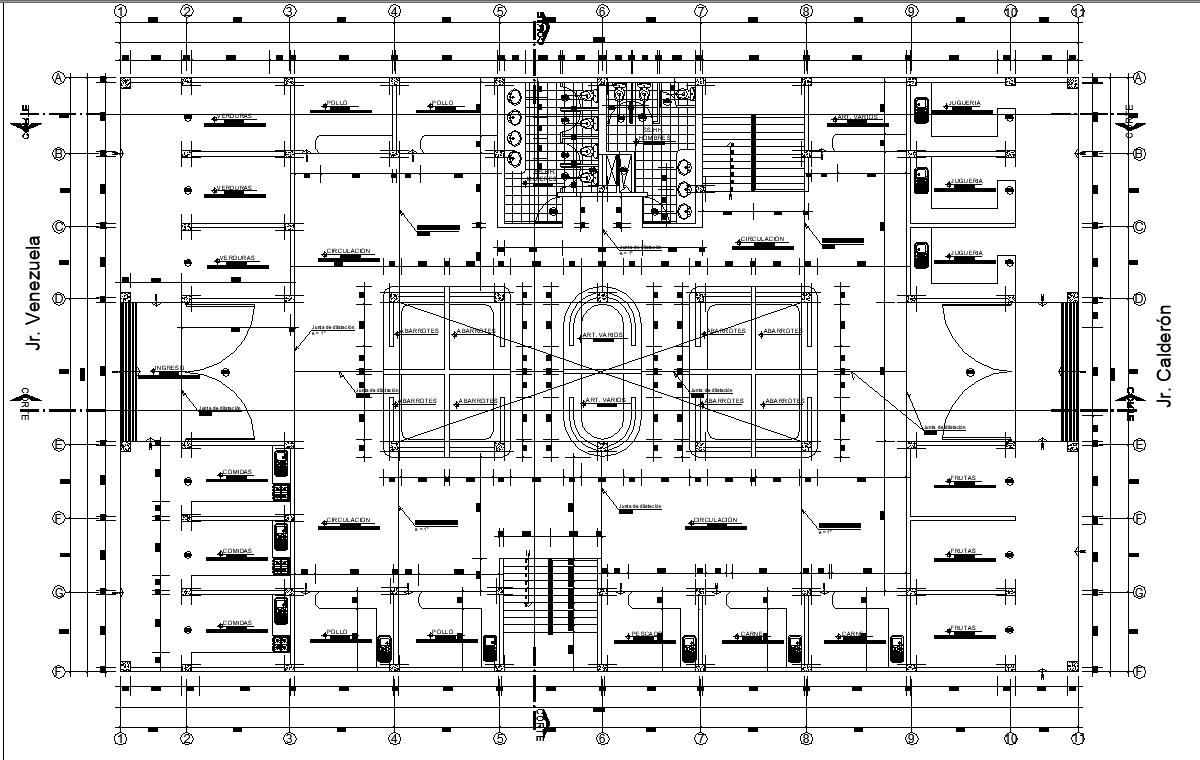 Corporate building plan detail dwg file - Cadbull