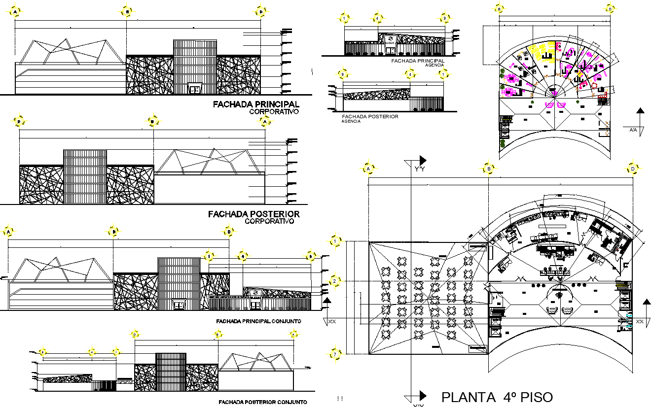 Dwg чертеж торговый центр