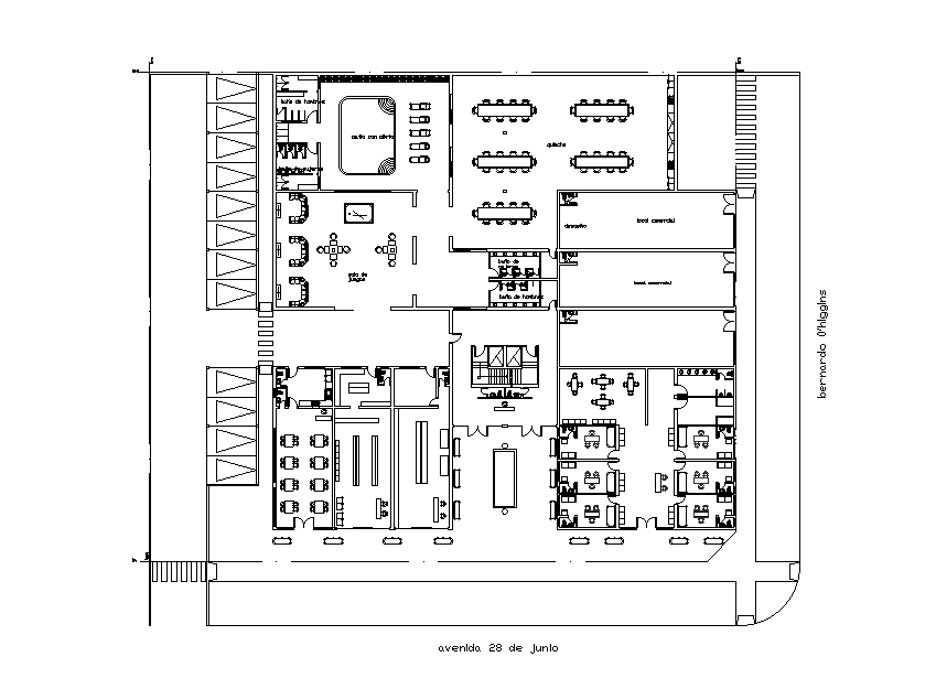 Corporate Office Building plan presented in this AutoCAD file. Download ...