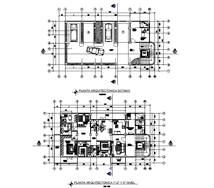 Corporate house floor plan drawing separated in this AutoCAD file ...