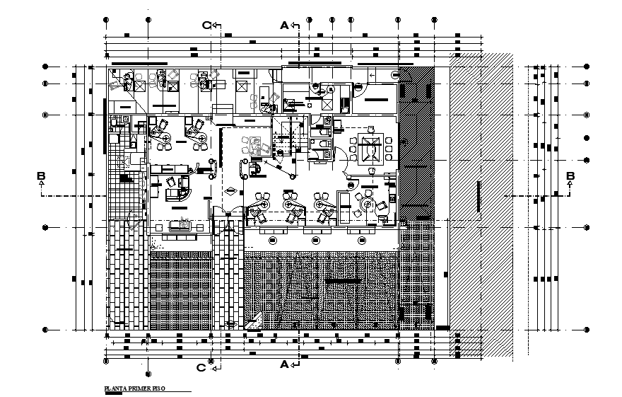 Counseling office floor plan defined in this AutoCAD file. Download ...
