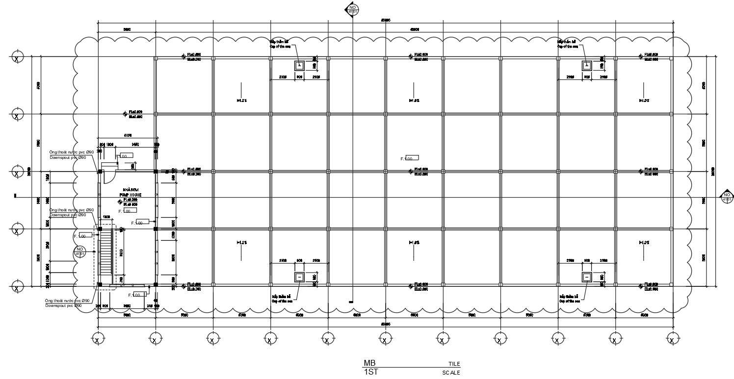 Cover plan of water tank design in AutoCAD 2D drawing, dwg file, CAD ...