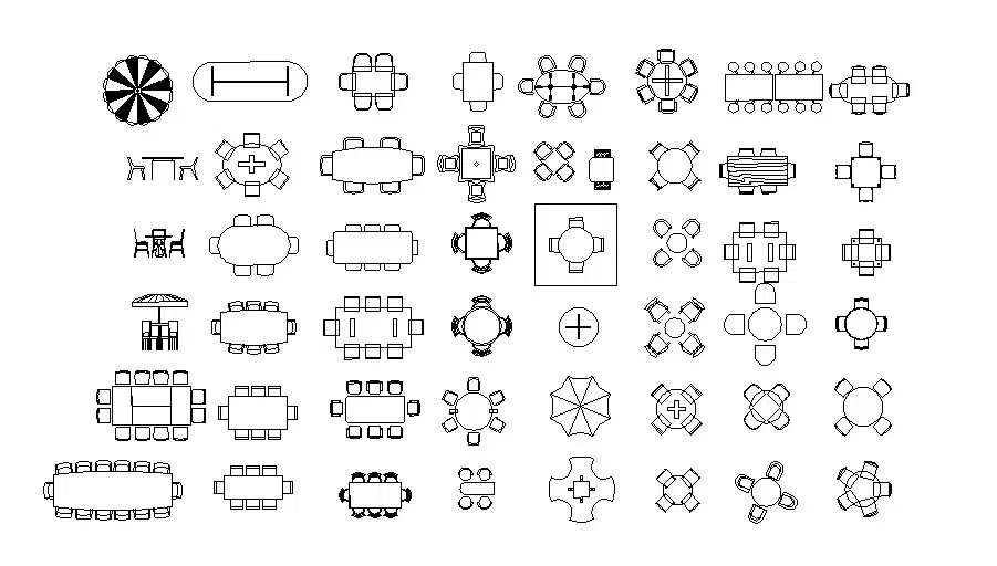 Multiple Wooden Furniture Blocks Cad Drawing Details - vrogue.co