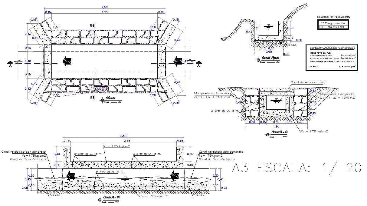 Single Cell Box Culvert (Section) DWG Section for AutoCAD • Designs CAD