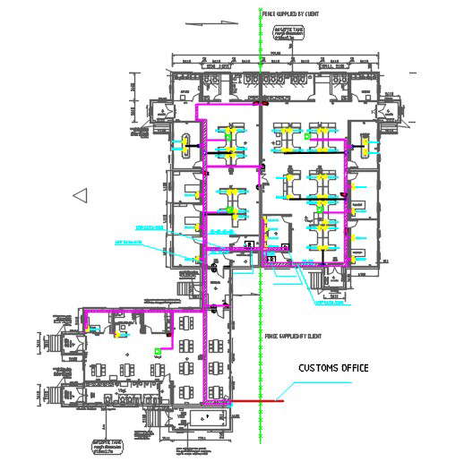 Custom house network - Cadbull