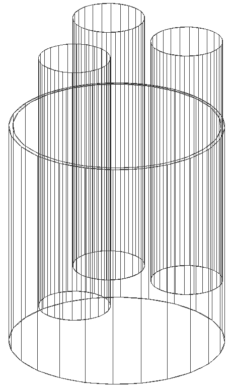 Cylinder design with 3d dxf file autocad drawing . - Cadbull