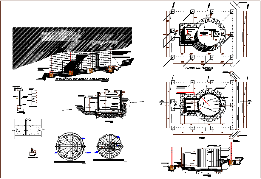 Structure Detail Drawing Of Water Tank In Dwg File Cadbull | Images and ...