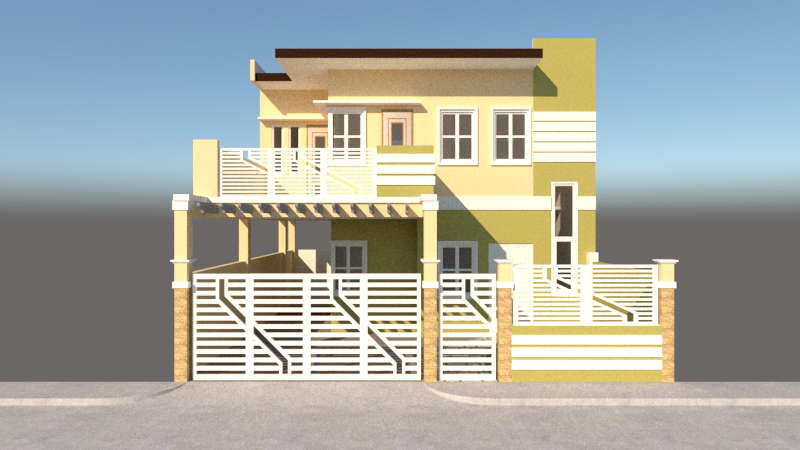 3d House model skp file free download - Cadbull