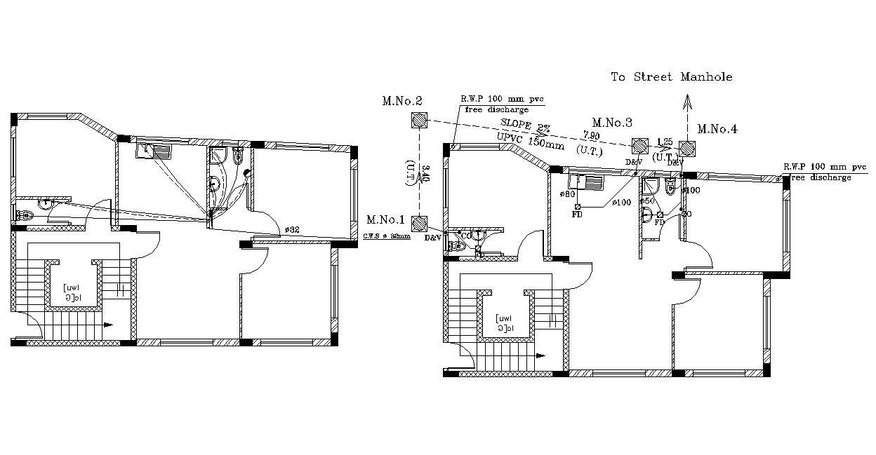 apartment plumbing fixtures cad blocks download