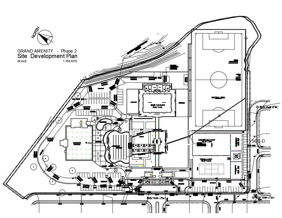 Site Development Plan Cad Blocks - Image to u