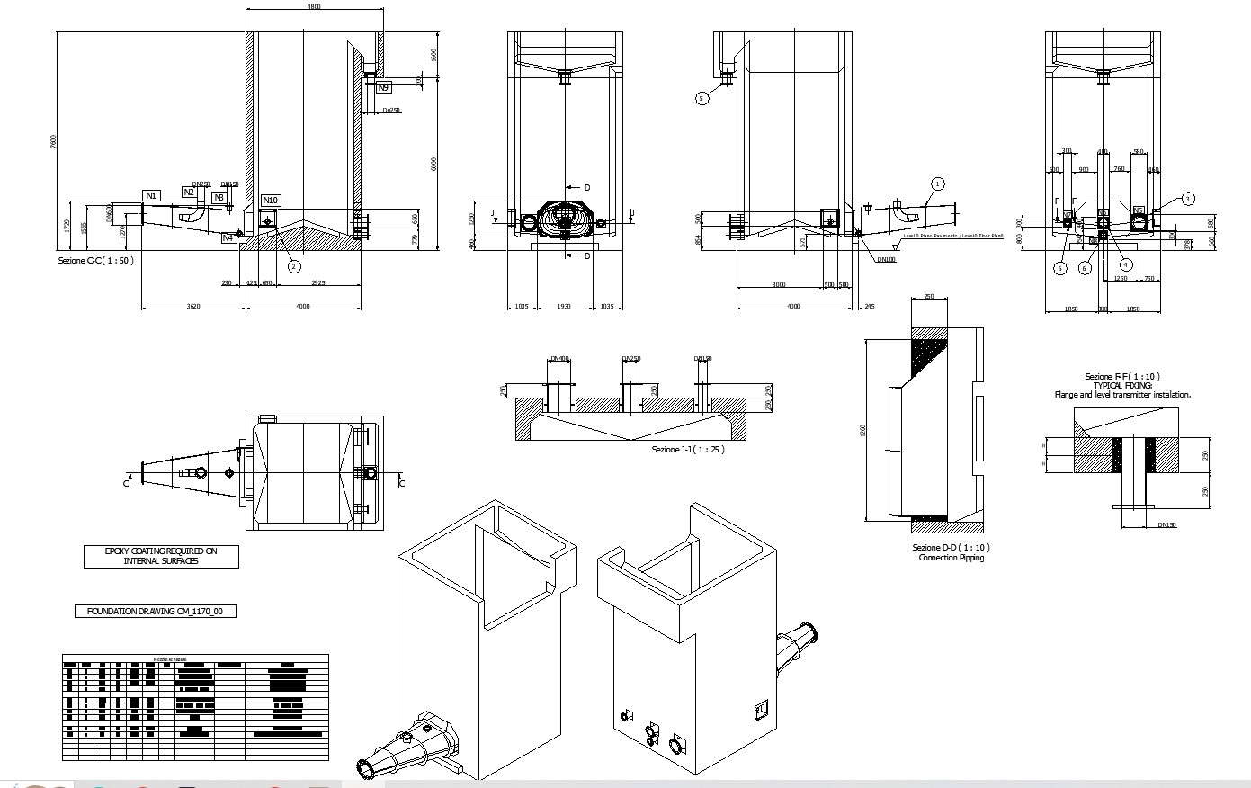 Dwg File With Detailed Plumbing And Sectional Drawings Cadbull