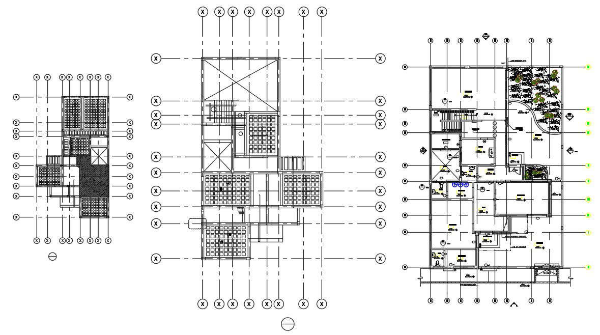 DWG drawing file contains the details of the Ground floor single story ...