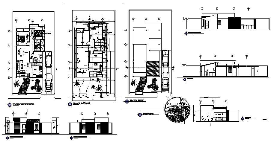 Simple House Floor Plan In DWG File - Cadbull