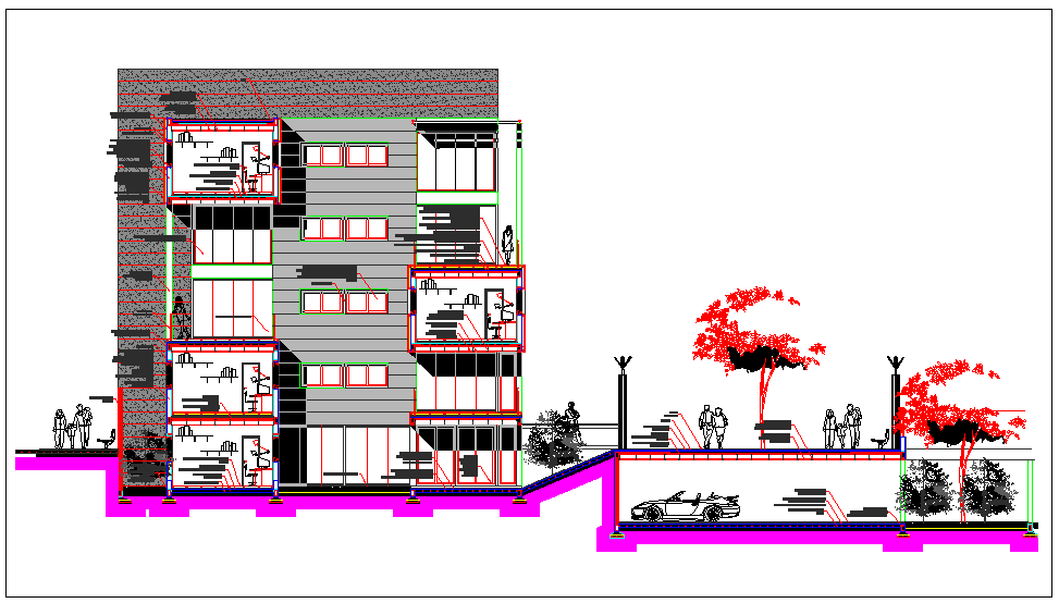 design-of-multi-family-housing-cadbull