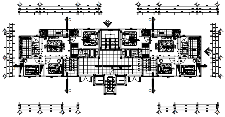 Design of the house with detail dimension in dwg file - Cadbull