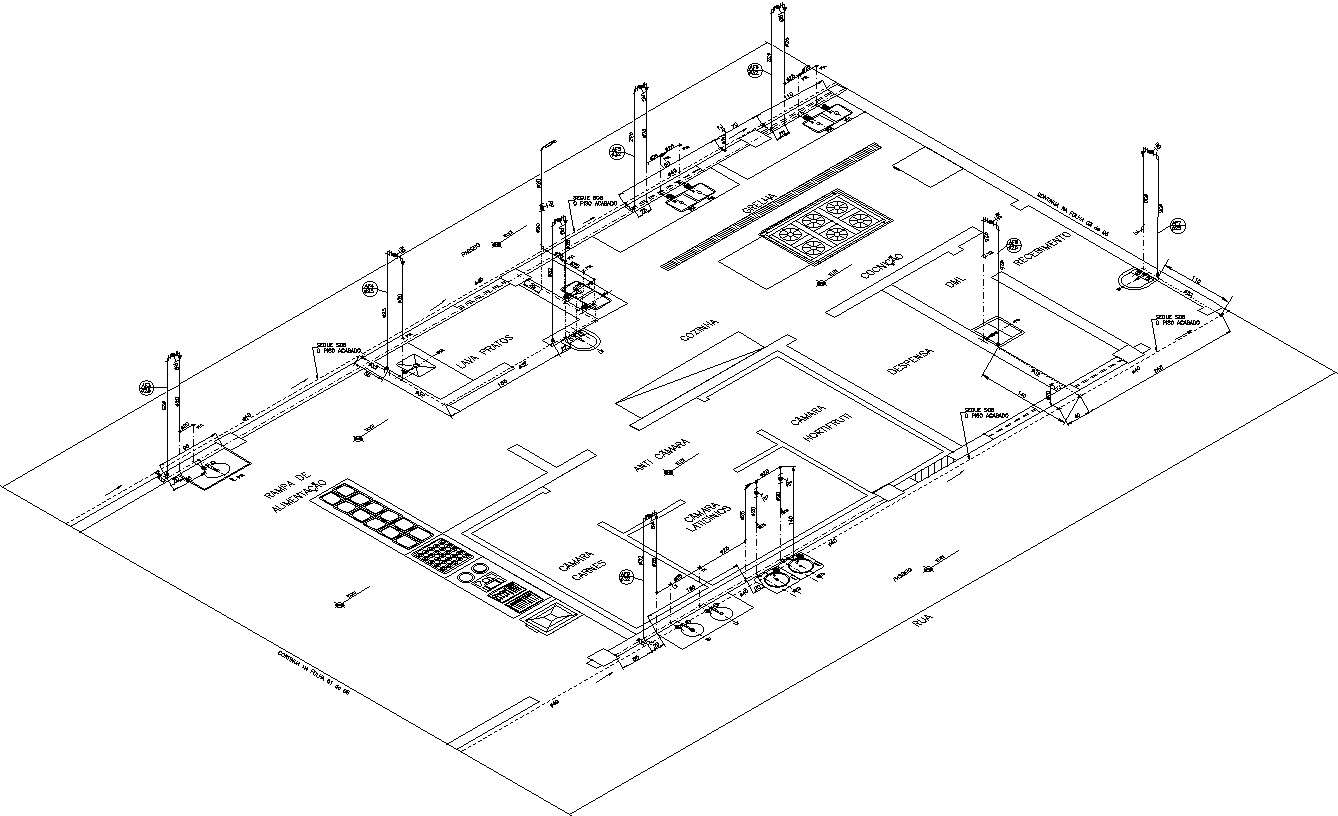 Designing A Plumbing Pipeline Isometric Elevation For A Kitchen And 