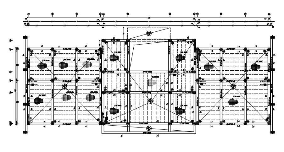 Design of Ground floor formwork plan in detail AutoCAD 2D drawing, CAD ...