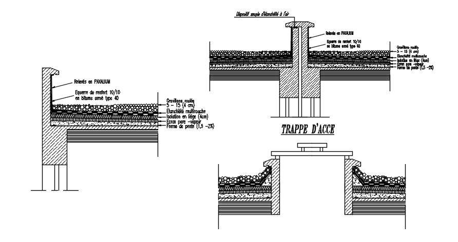 Detail Dwg Waterproofing Cad Pump Sump Xv Drawings Internal Contiguous ...